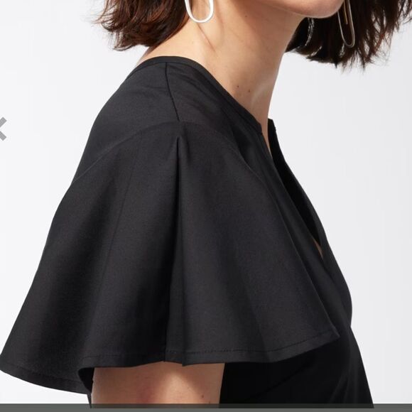 Chicos SS Tiered Maxi Dress Solid Strawberry Margarita Color Size 3.5 NWT in pkg - Picture 3 of 8